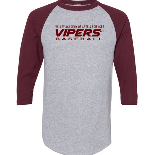 VAAS Baseball 3/4 Tee - Unisex Thumbnail